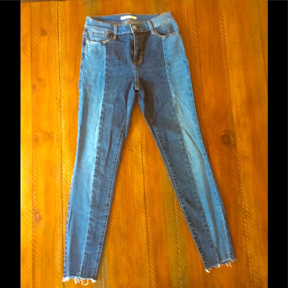 Women's PacSun Denim High Rise Jeans Pants Color Block size 25